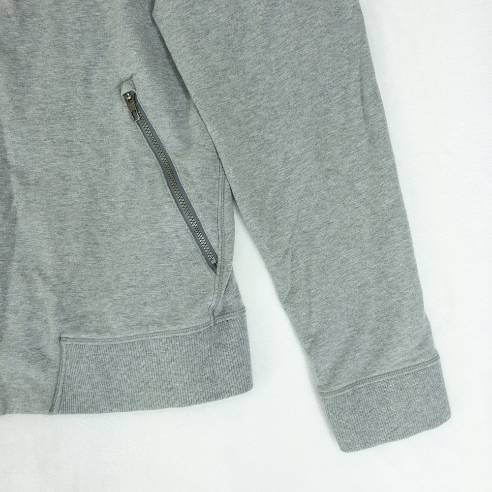 Lululemon Cross Cut Zip Up Hoodie Mens Small Grey Heathered Full Zip Pocket - Picture 7 of 16
